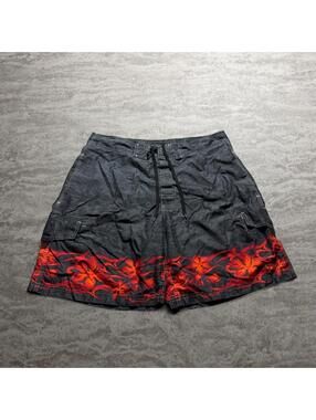 No Boundaries Y2K Floral Cargo Board Shorts Size 30